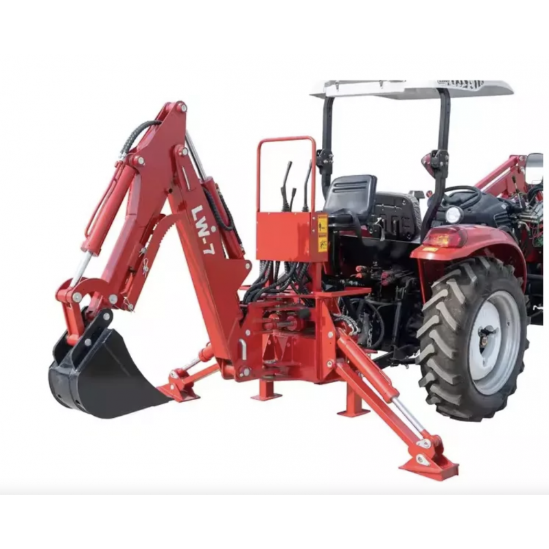 Tractor Retroexcavadora 4x4 Diesel 40hp 4wd 2tons